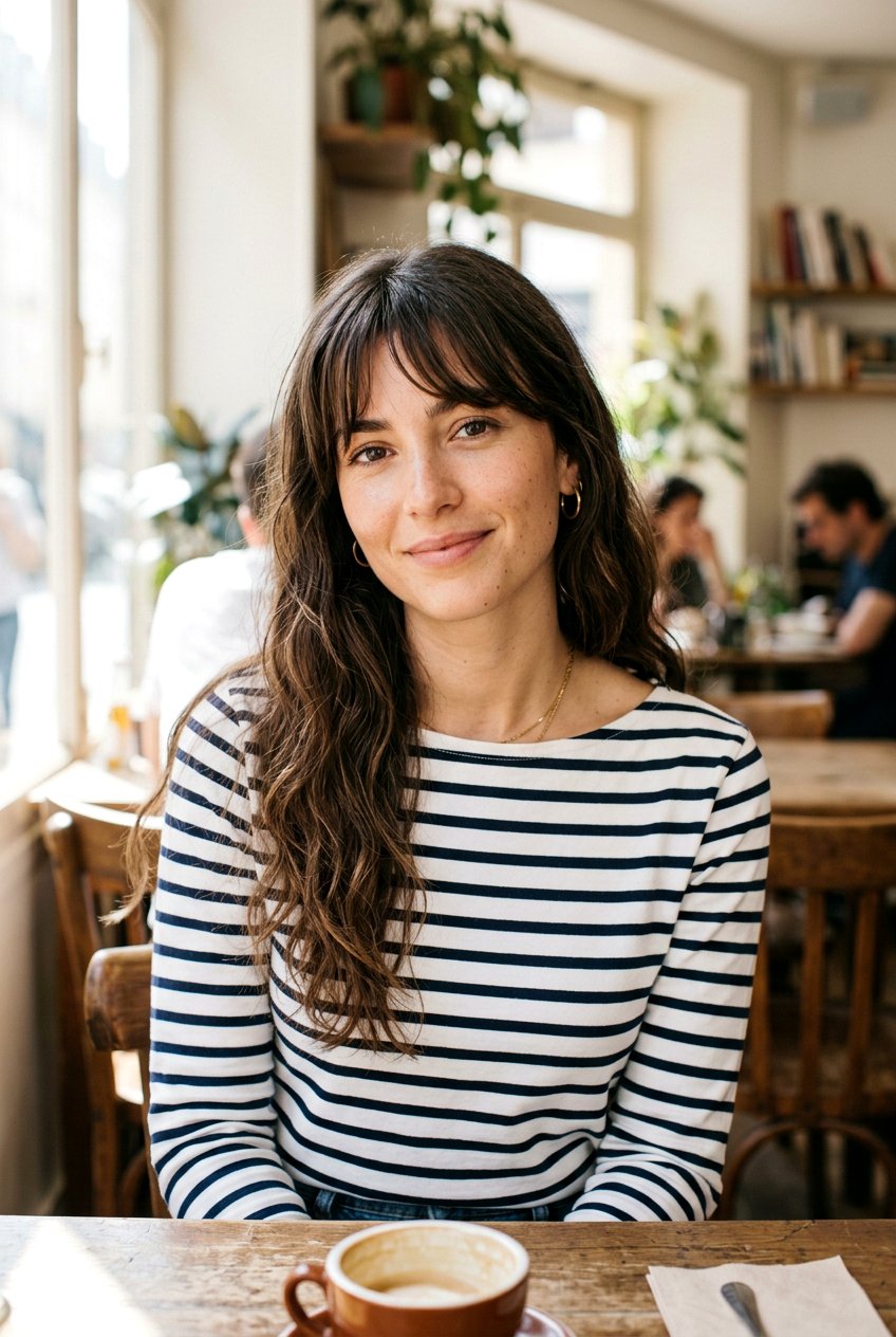 Birkin Bangs Long Hair - 20 face framing bangs for long hair women - 20 face framing bangs for long hair women