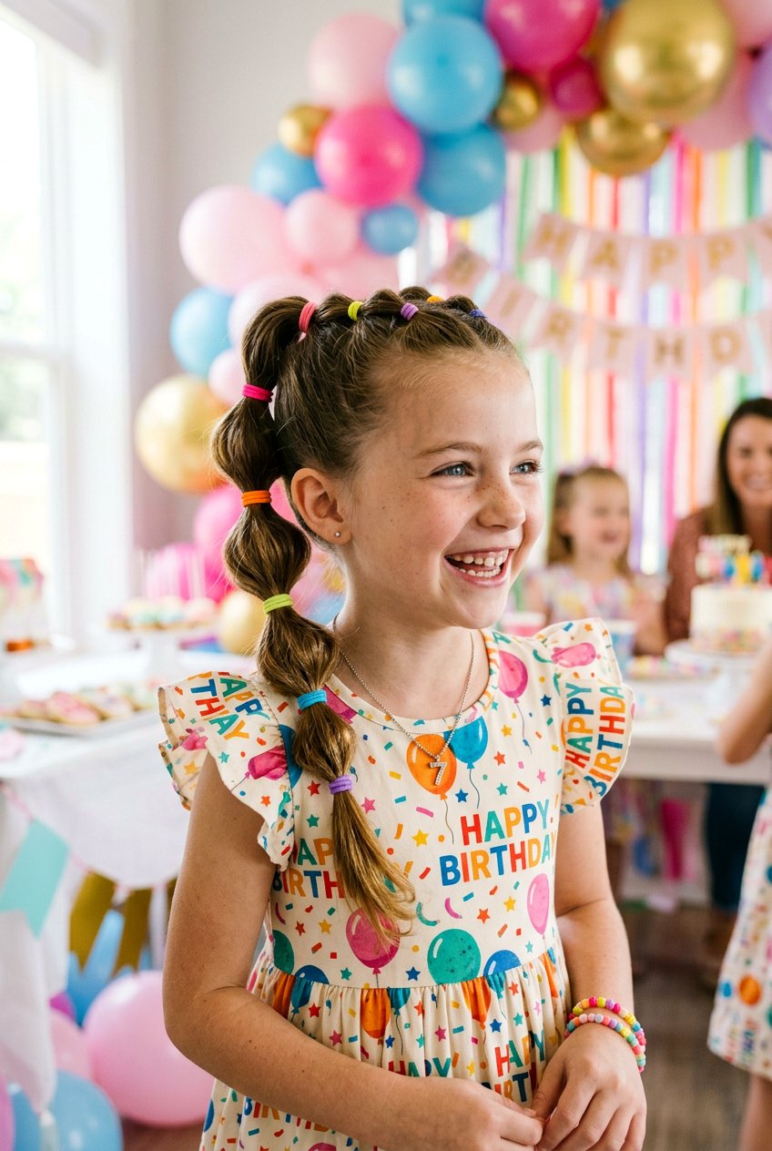 Birthday Bubble Ponytail - 20 birthday hairstyles for girls - 20 birthday hairstyles for girls