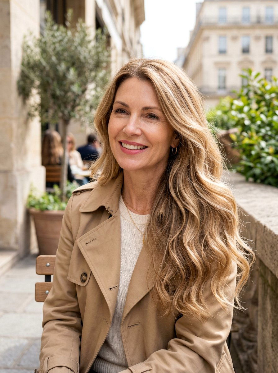 Biscuit Blonde Balayage - 20 soft blonde refresh for mature women - 20 soft blonde refresh for mature women