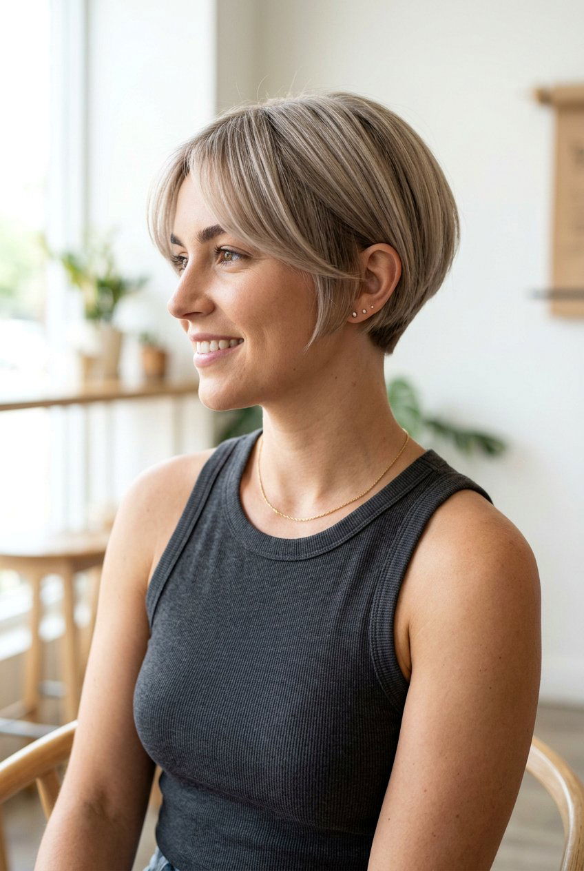 Bixie Cut - 20 minimalist haircuts for women - 20 minimalist haircuts for women