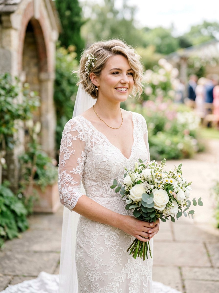 Bixie Cut Wedding Hair - 20 wedding hairstyles for short bob hair - 20 wedding hairstyles for short bob hair