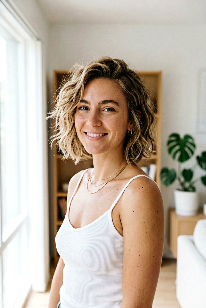 Bixie Cut With Beach Texture - 20 summer hairstyles for short hair - 20 summer hairstyles for short hair