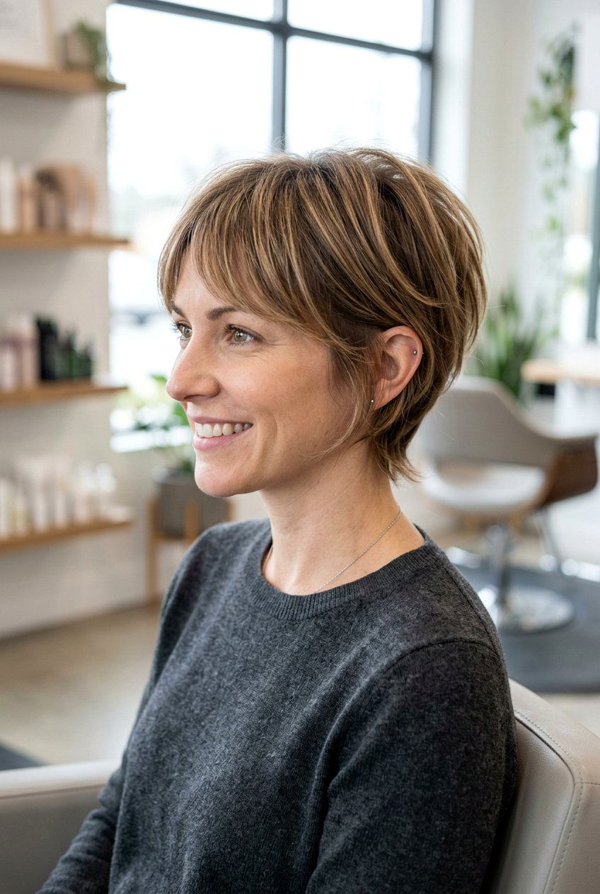 Bixie Cut With Layers For Thin Hair - 20 flattering layers for thin hair - 20 flattering layers for thin hair