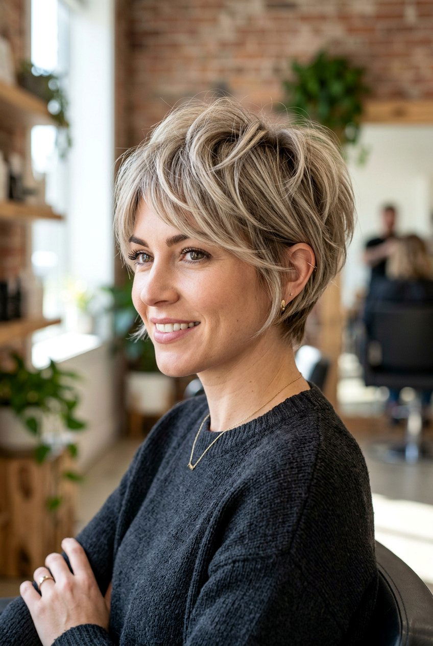 Bixie Cut With Layers - 20 short hairstyles with layers - 20 short hairstyles with layers