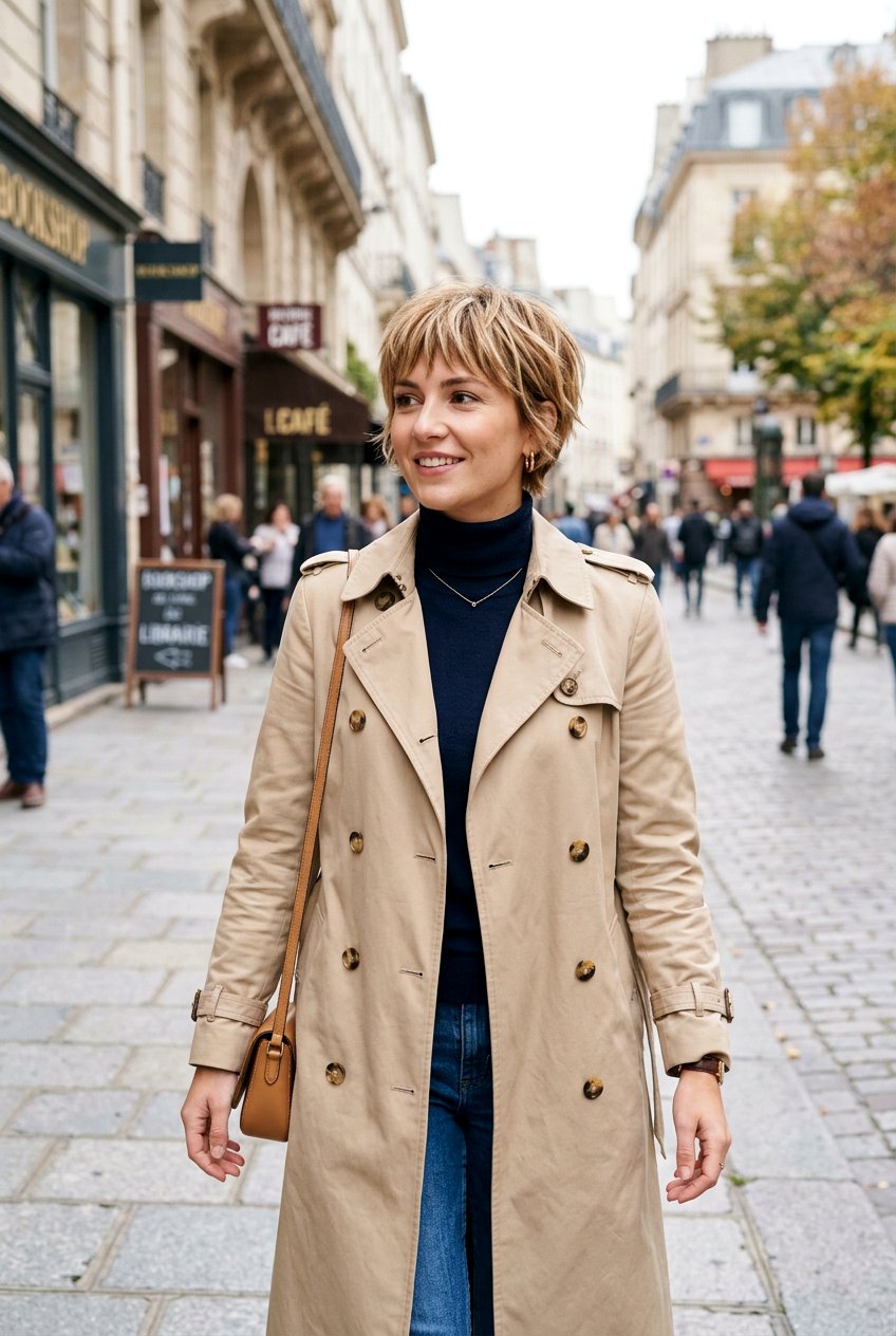 Bixie Cut With Piecey Bangs - 20 mom shoulder length haircut with bangs - 20 mom shoulder length haircut with bangs