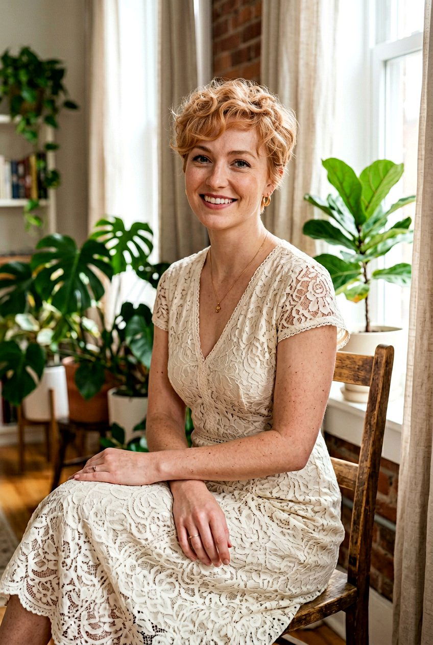 Bixie Cut With Soft Waves - 20 mother of the bride short hairstyles - 20 mother of the bride short hairstyles