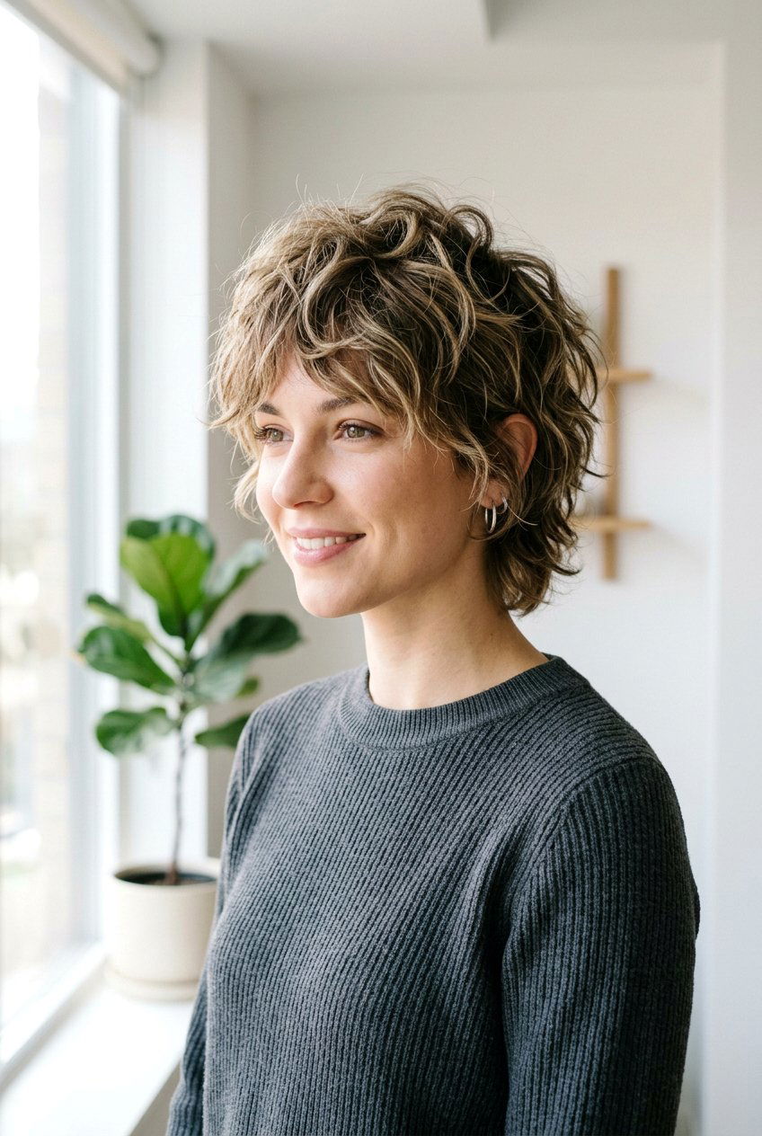 Bixie Cut for Frizzy Hair - 20 haircuts for dry frizzy hair - 20 haircuts for dry frizzy hair