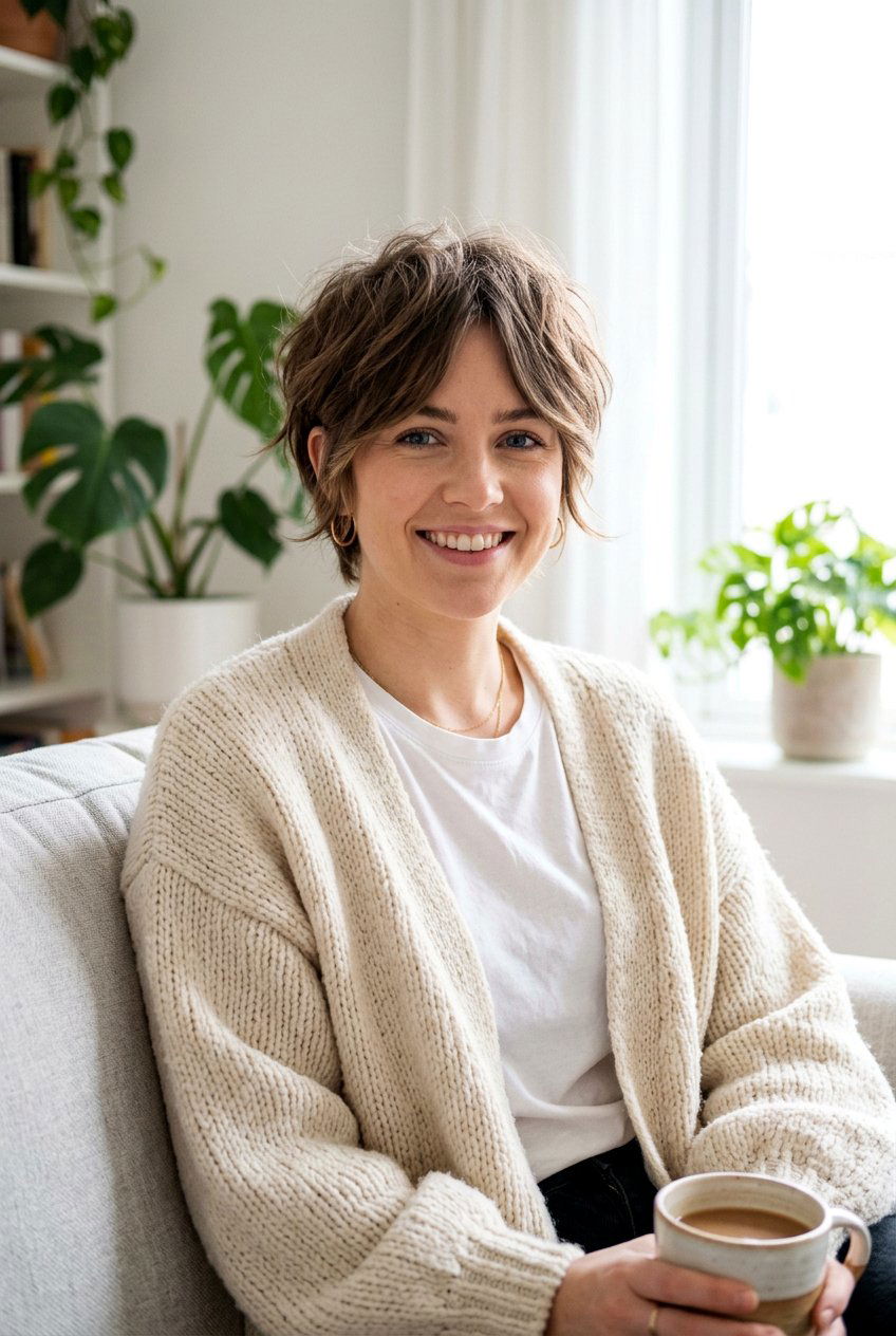 Bixie Cut - 20 stylish mom haircut for fine hair - 20 stylish mom haircut for fine hair