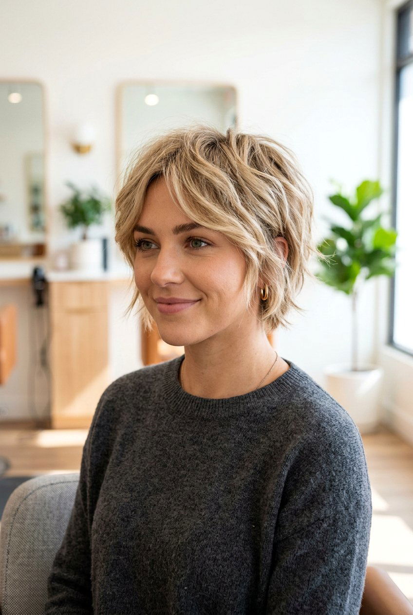 Bixie Haircut - 20 low maintenance short haircuts - 20 low maintenance short haircuts