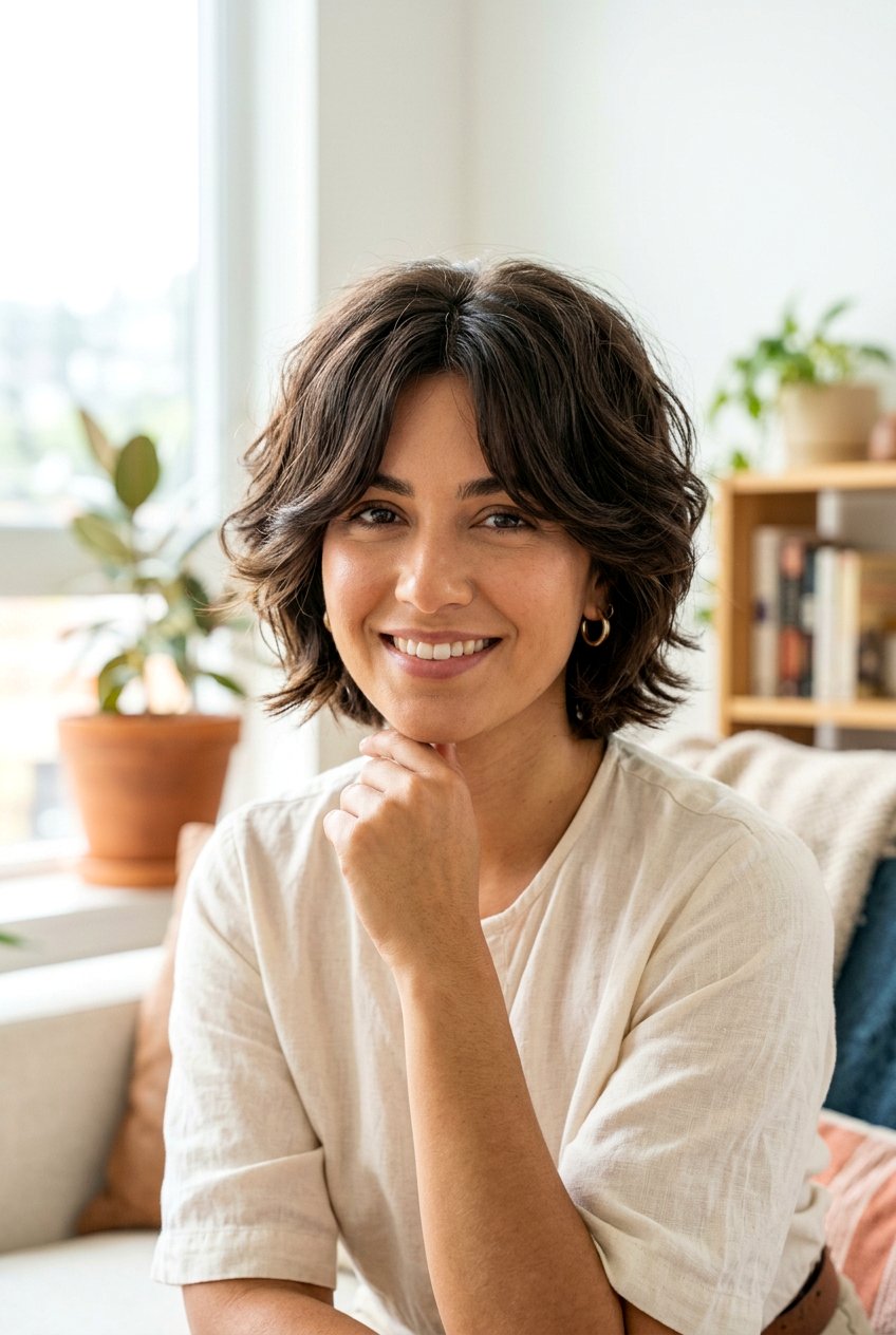 Bixie Haircut With Curtain Fringe For Thick Hair - 20 bixie haircut for thick hair - 20 bixie haircut for thick hair