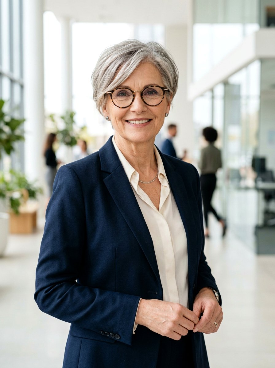 Bixie Haircut With Glasses For Older Women - 20 flattering bixie haircut for older women - 20 flattering bixie haircut for older women