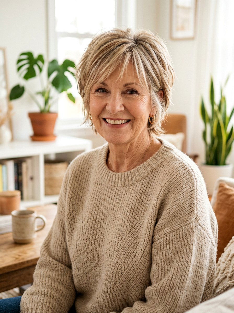 Bixie Haircut With Highlights For Older Women - 20 flattering bixie haircut for older women - 20 flattering bixie haircut for older women