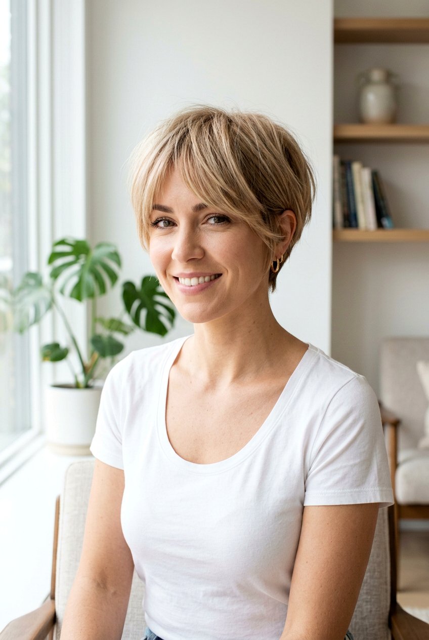 Bixie Haircut With Long Bangs - 20 bixie haircut with bangs - 20 bixie haircut with bangs