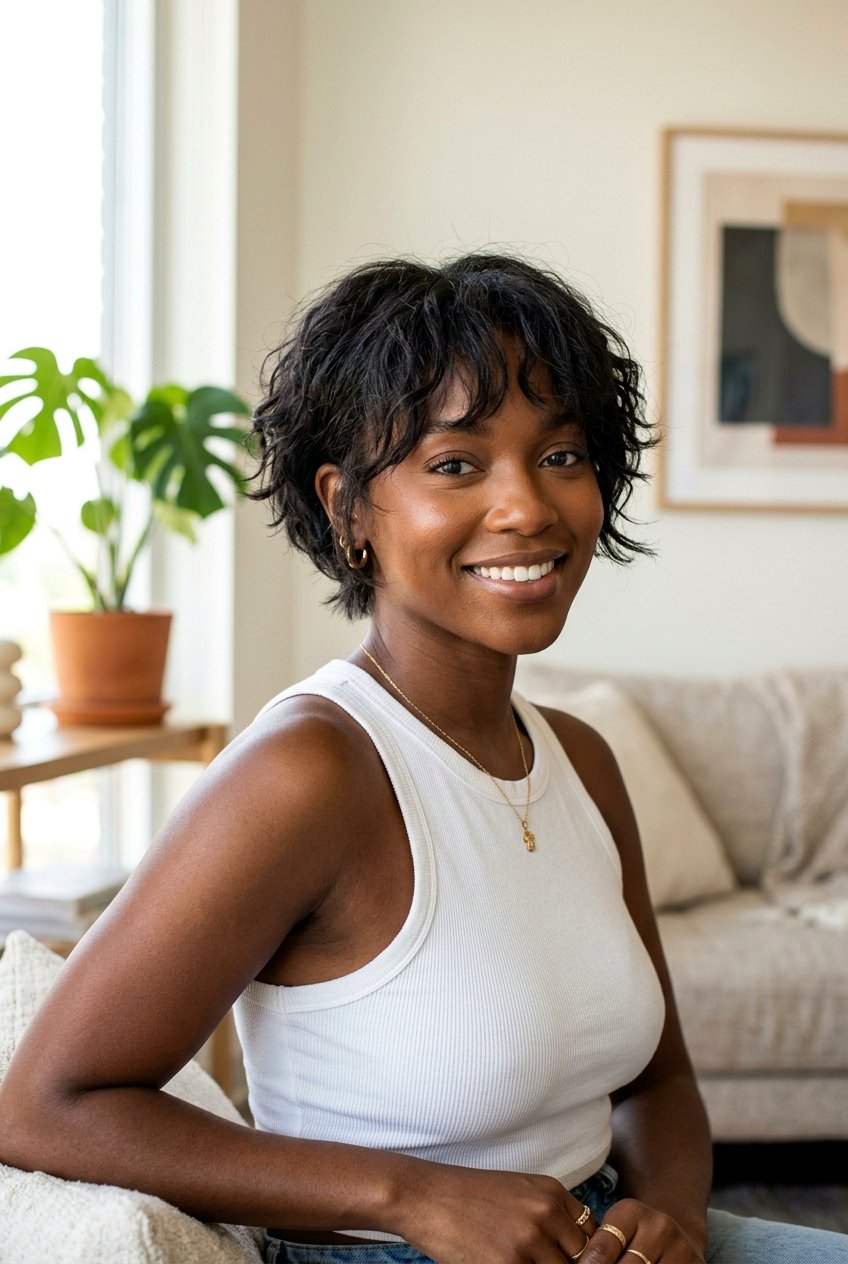 Bixie Short Bob - 20 black women short bob haircut ideas - 20 black women short bob haircut ideas