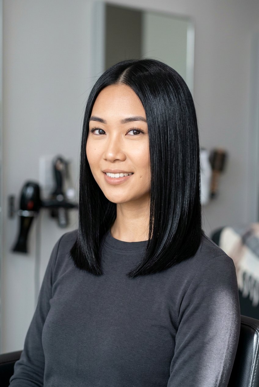 Black Blunt Shoulder Length Haircut - 20 blunt shoulder length haircut - 20 blunt shoulder length haircut