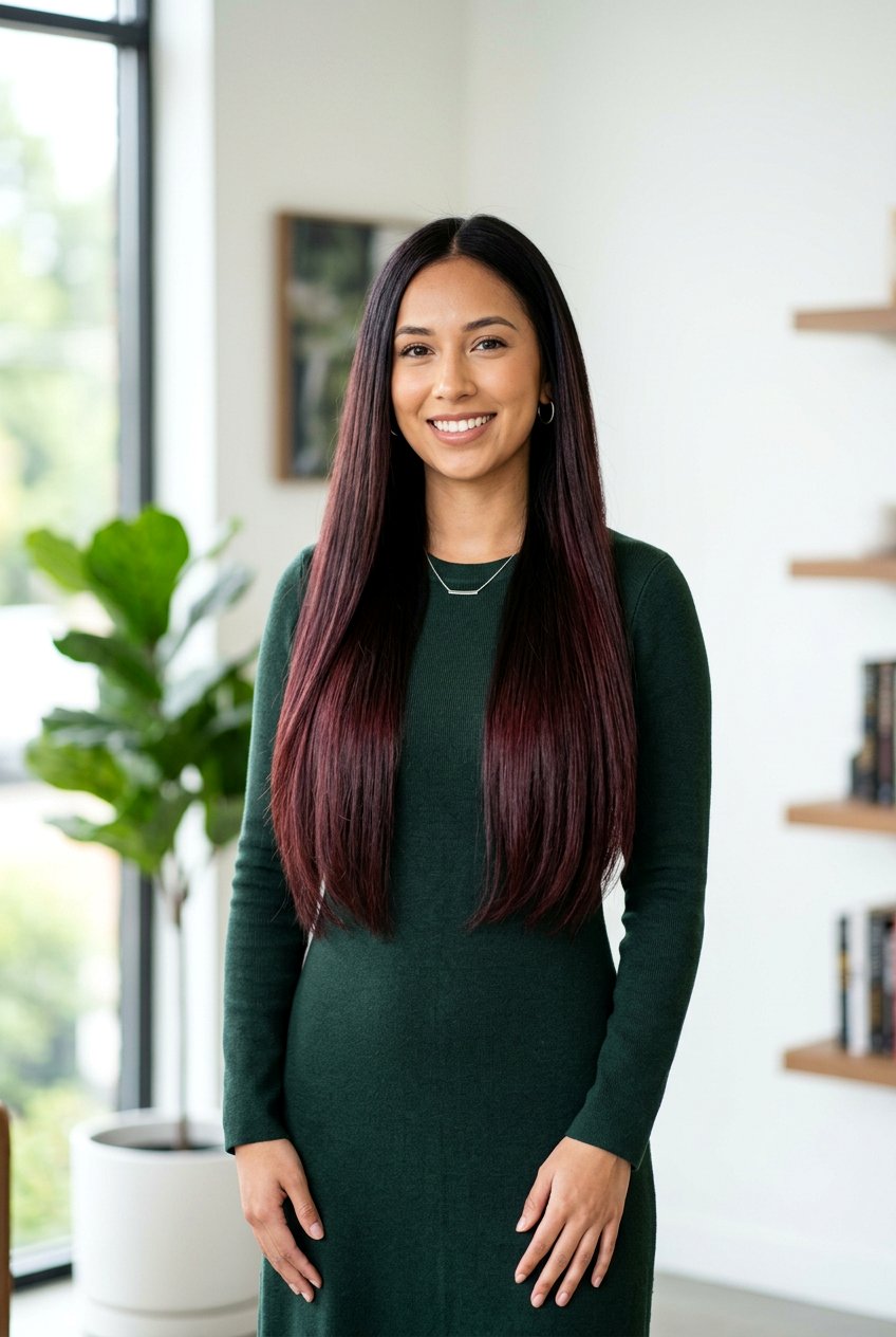 Black Cherry Sombre - 20 cherry cola hair color for brunettes - 20 cherry cola hair color for brunettes