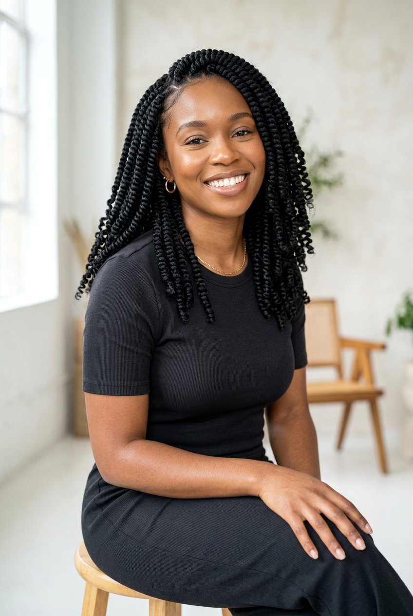 20 Beautiful Spring Twists Shoulder Length Styles To Try