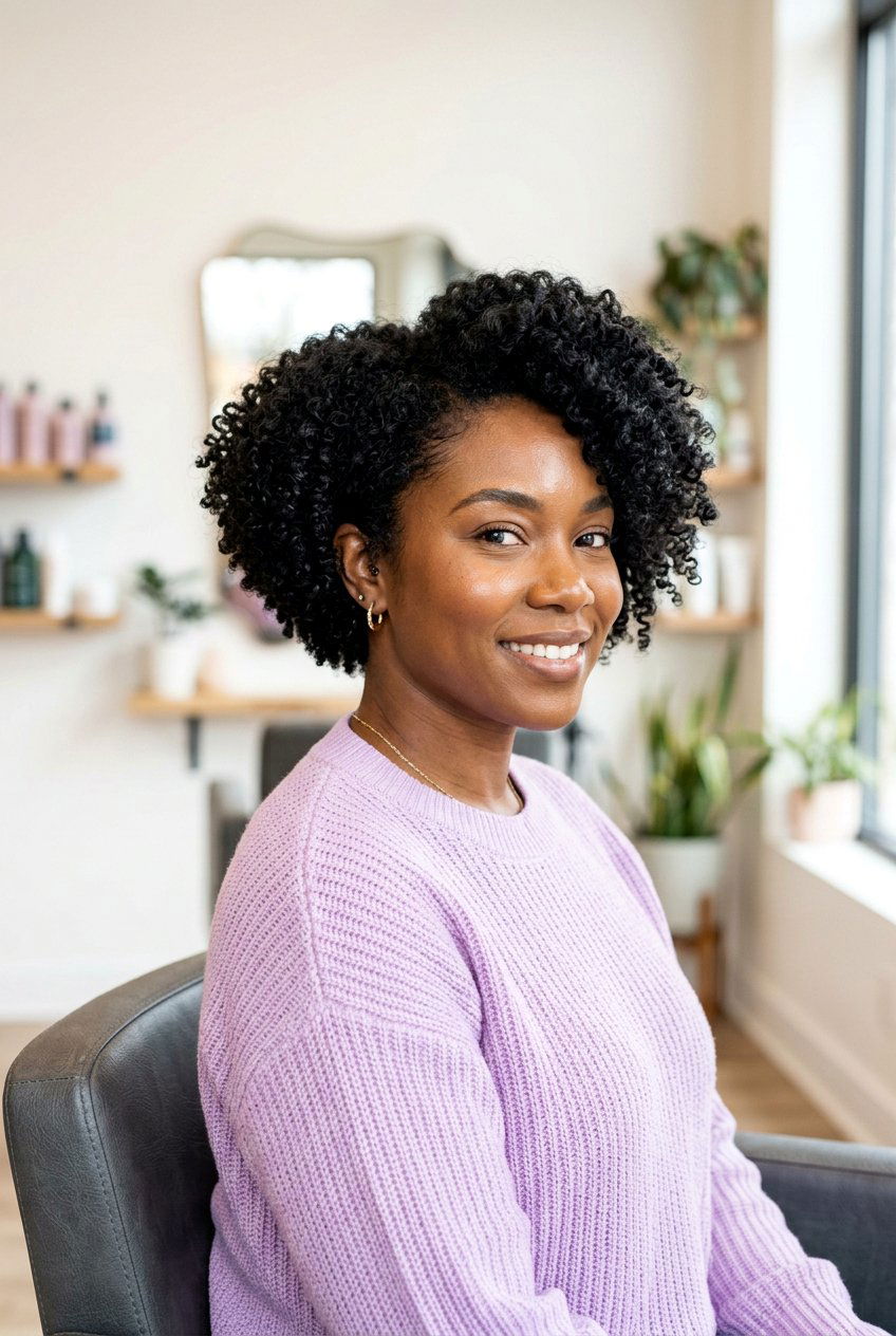 Black Stacked Bob With Curls - 20 black hair makeover ideas - 20 black hair makeover ideas