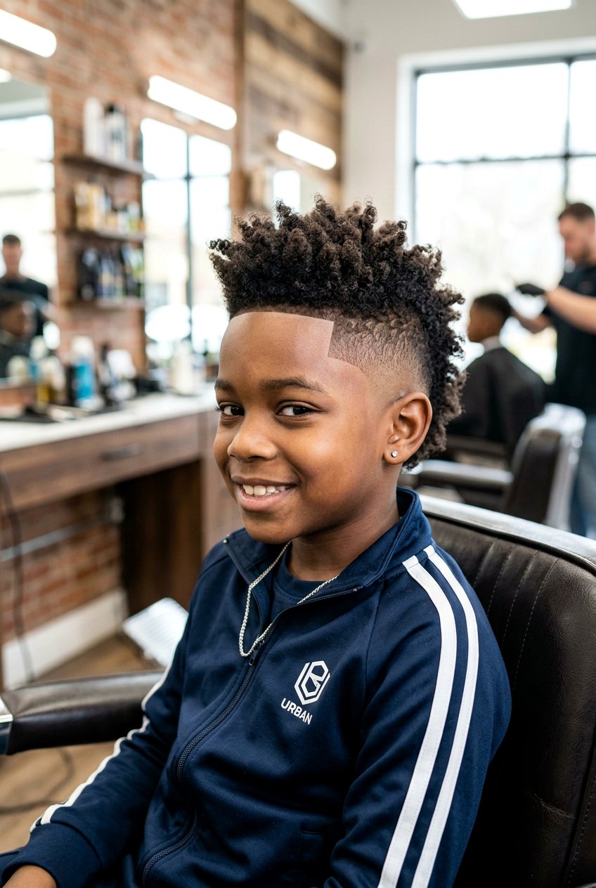 Black boy burst fade mohawk - 20 burst fade mohawk for boys - 20 burst fade mohawk for boys