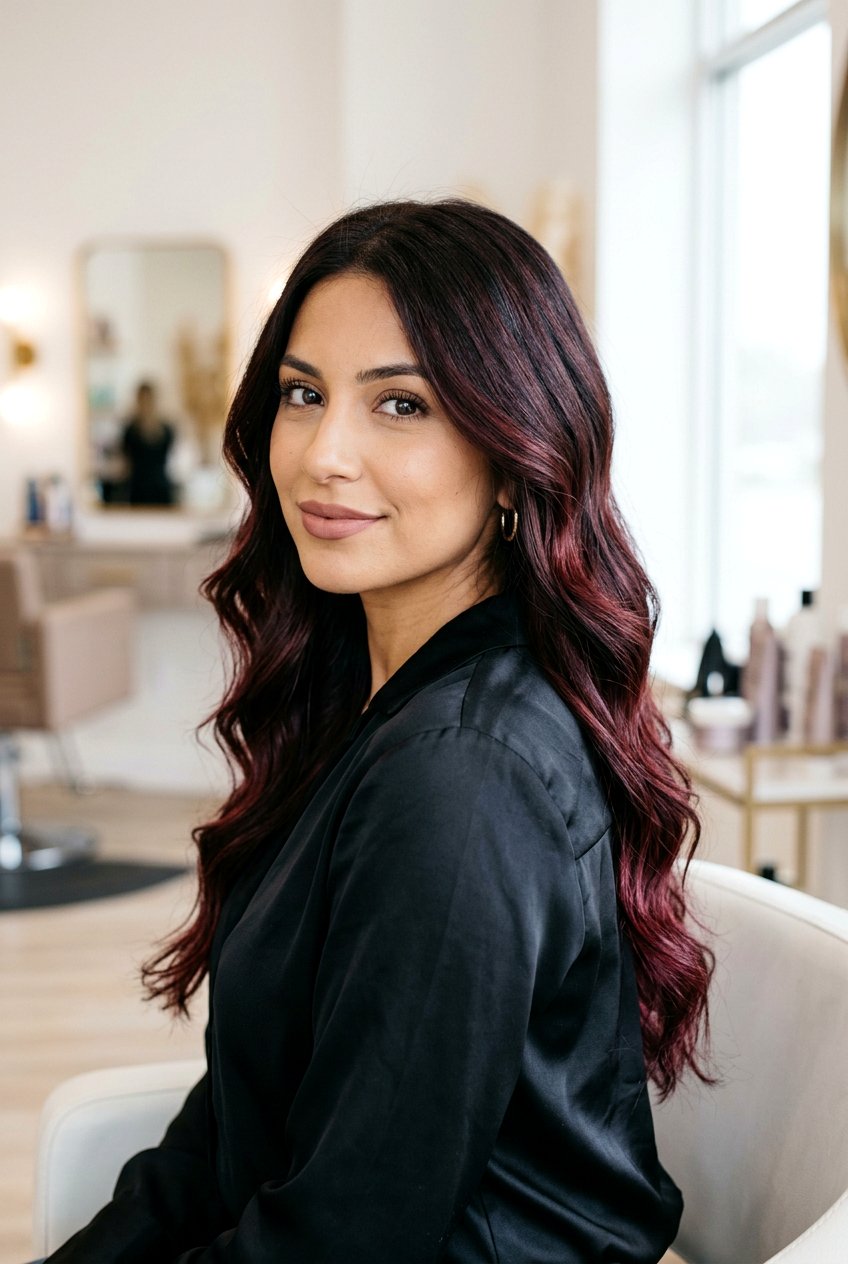 Black cherry brunette balayage - 20 cherry brunette balayage - 20 cherry brunette balayage