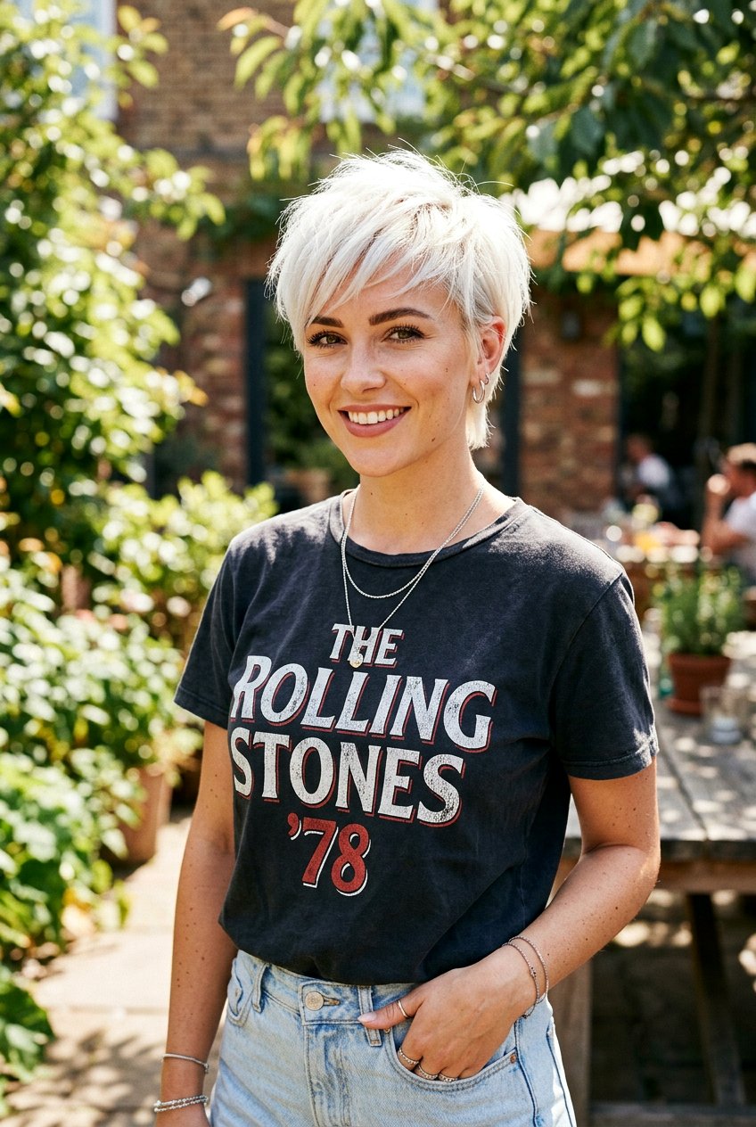 Bleach Blonde Pixie - 20 blonde pixie hair color ideas - 20 blonde pixie hair color ideas