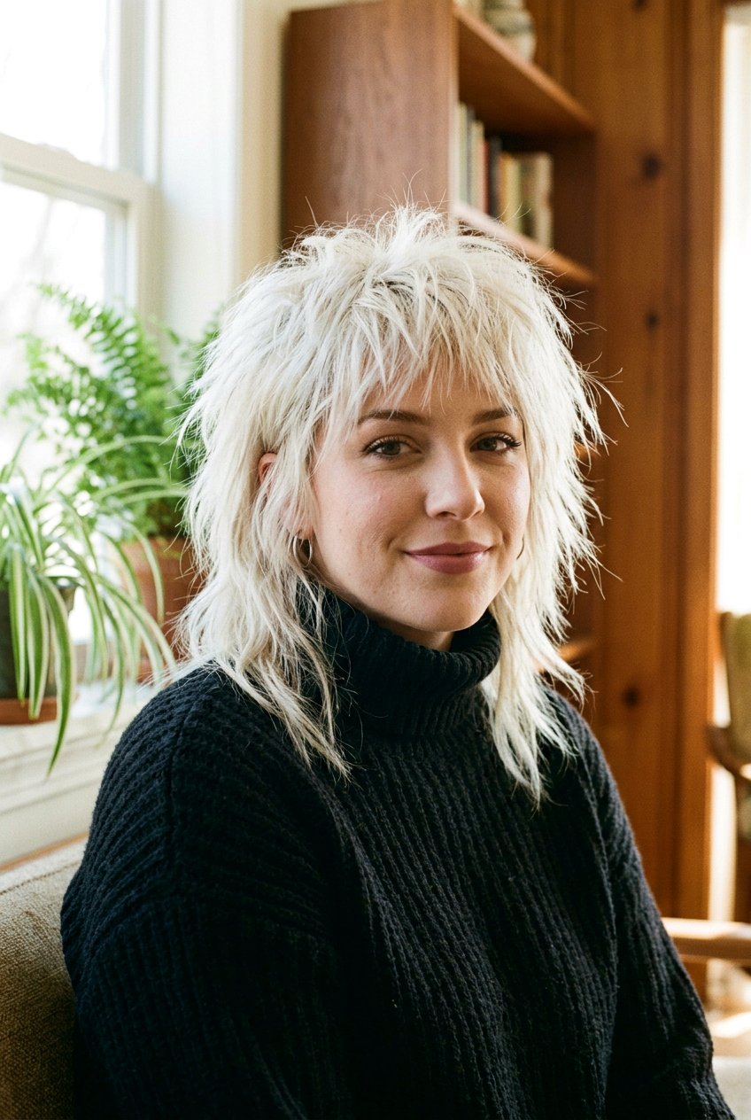 Bleached 80s Shag Haircut - 20 80s short shag haircut - 20 80s short shag haircut