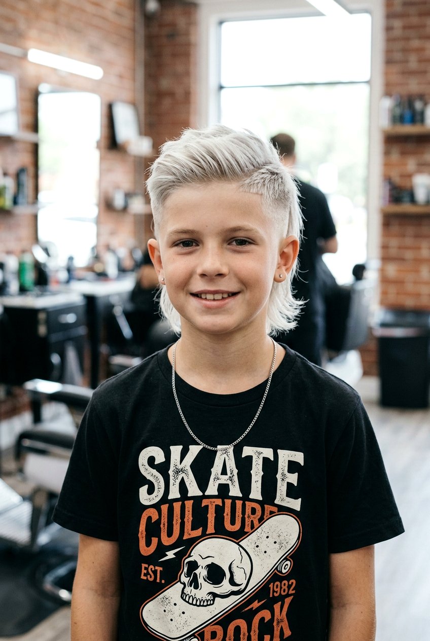 20 Epic Boys Haircut with Burst Fade Mullet Styles to Try