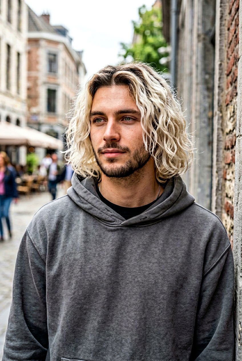 Bleached Shoulder Length Waves - 20 men shoulder length waves haircut - 20 men shoulder length waves haircut
