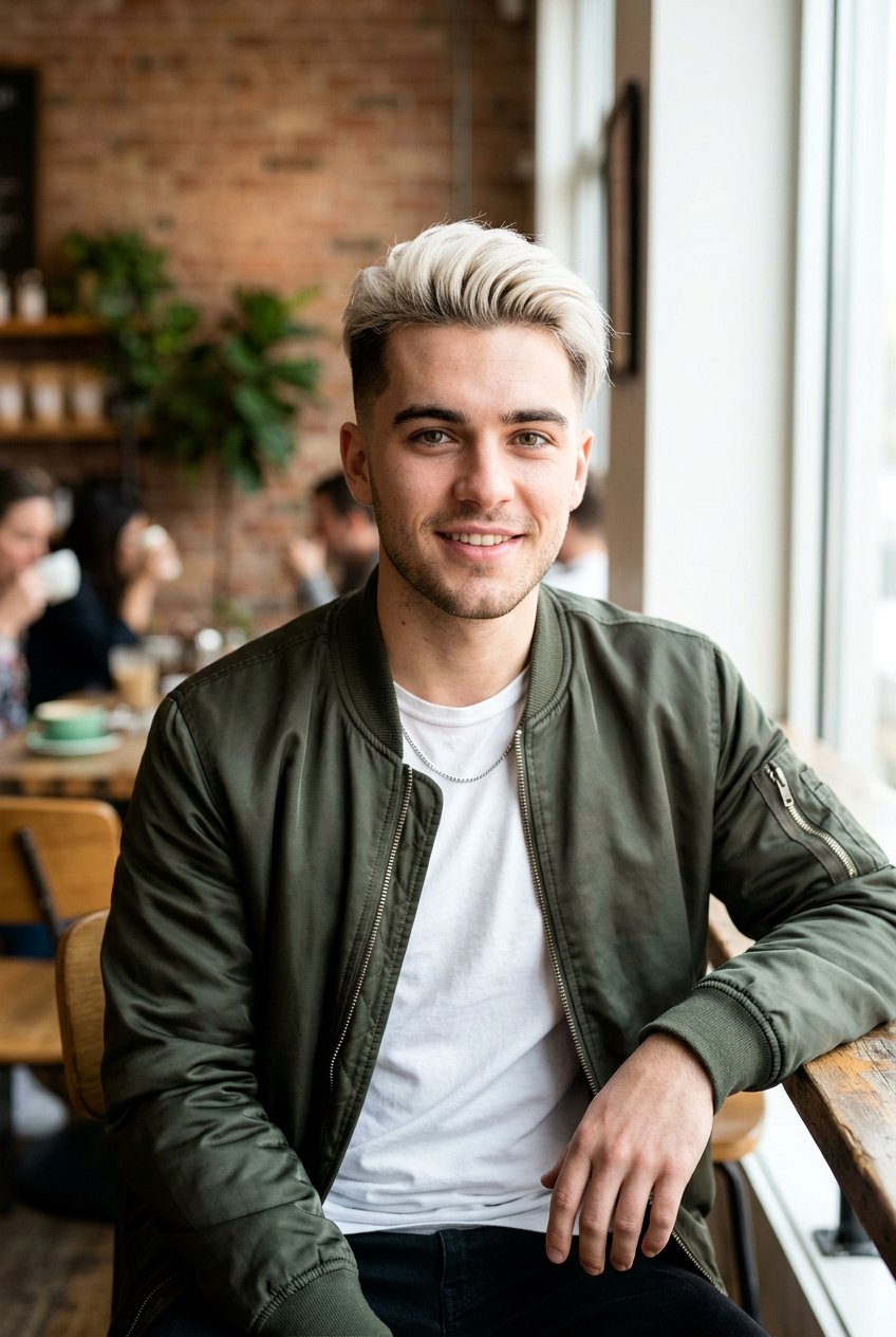 Bleached Two Block Haircut - 20 two block haircut for men with straight hair - 20 two block haircut for men with straight hair