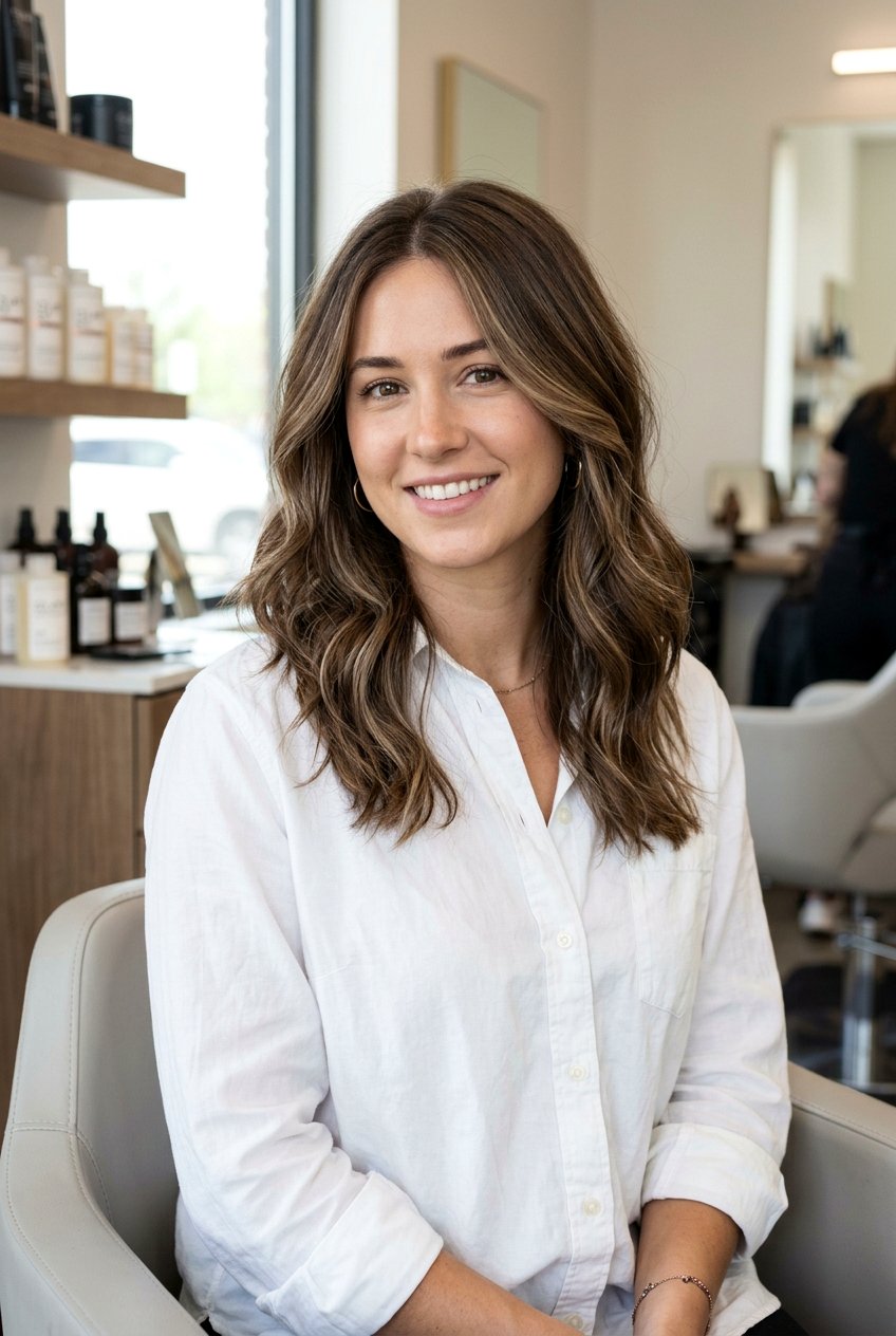 Blonde Babylights on Brunette Hair - 20 hair color ideas for brunettes with highlights - 20 hair color ideas for brunettes with highlights