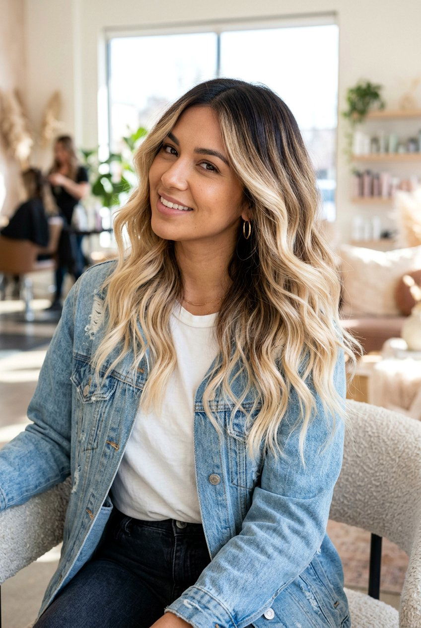 Blonde Balayage on Dark Hair - 20 blonde hair makeover ideas - 20 blonde hair makeover ideas