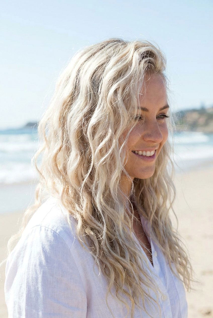 Blonde Beach Wave Perm - 20 beach wave perm - 20 beach wave perm