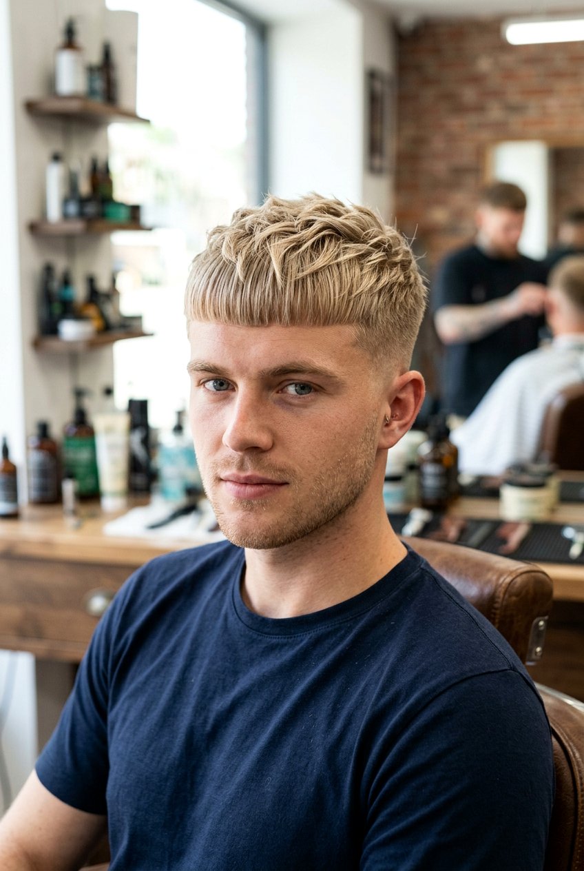 Blonde Caesar haircut - 20 caesar haircut - 20 caesar haircut