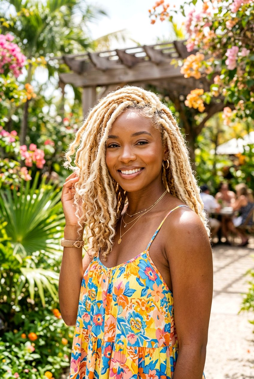 Blonde Crochet Locs - 20 crochet loc hairstyles - 20 crochet loc hairstyles