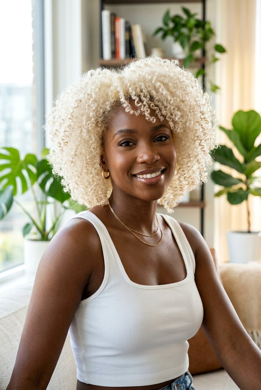 20 Beautiful Curly Afro Bob Haircut Ideas for a Fresh Look