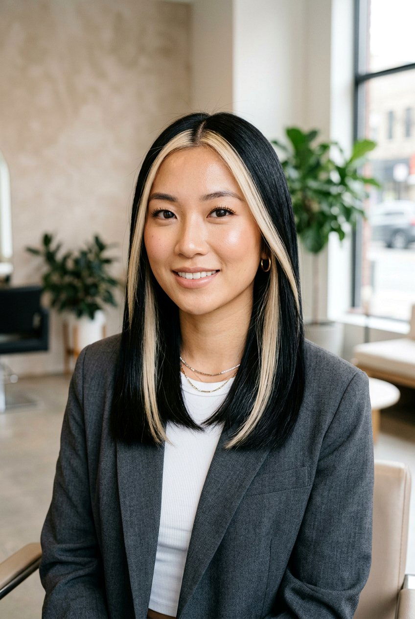 Blonde Face Framing Highlights On Straight Black Hair - 20 face framing highlights for black hair - 20 face framing highlights for black hair