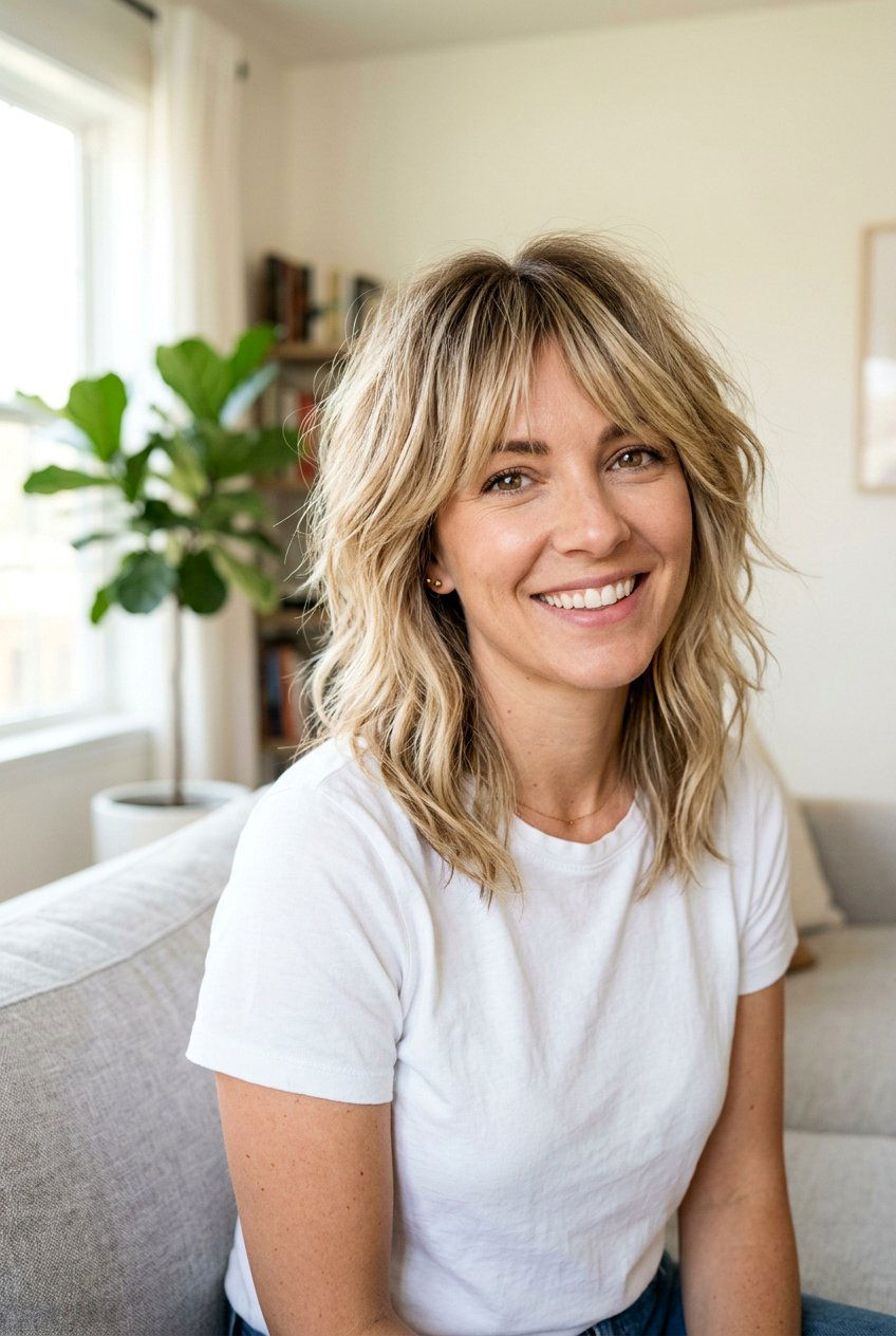 Blonde Mom Shag Haircut Medium Hair - 20 mom shag haircut for medium hair - 20 mom shag haircut for medium hair