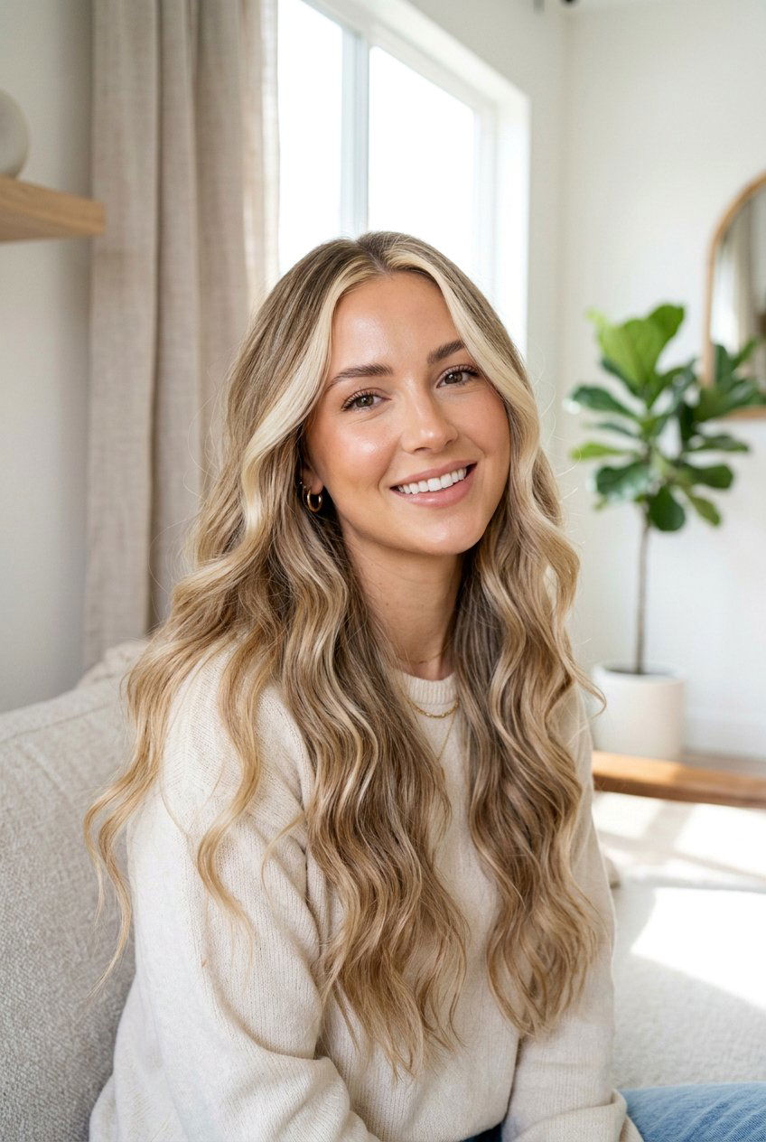 Blonde Money Piece Balayage - 20 statement hair color ideas - 20 statement hair color ideas