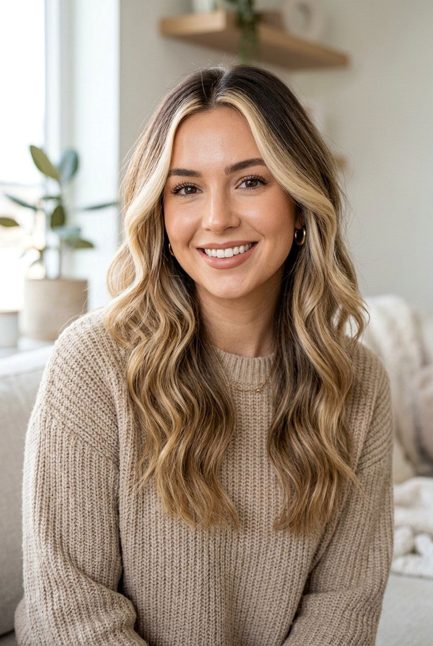 Blonde Money Piece With Brunette Shadow Root - 20 subtle blonde money piece on brunette - 20 subtle blonde money piece on brunette