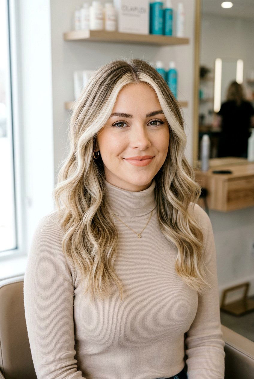 Blonde Money Piece - 20 creamy blonde with face framing highlights - 20 creamy blonde with face framing highlights