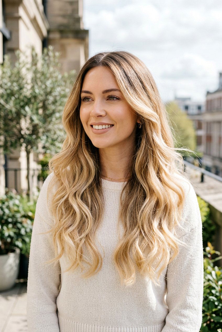 Blonde Ombre Layered Hair - 20 salon blonde refresh ideas - 20 salon blonde refresh ideas