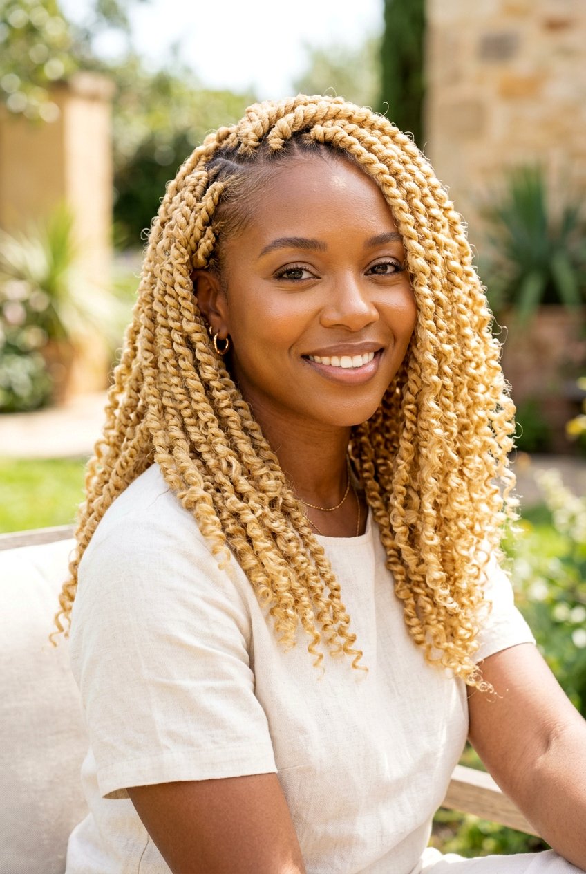 Blonde Passion Twists - 20 passion twists hairstyles - 20 passion twists hairstyles
