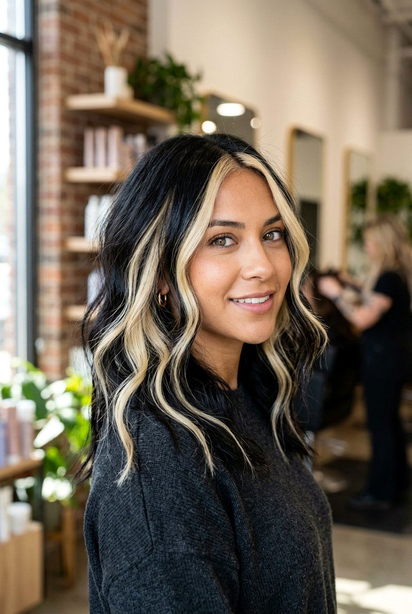 Blonde Ribbon Highlights Dark Hair - 20 ribbon highlights hair - 20 ribbon highlights hair