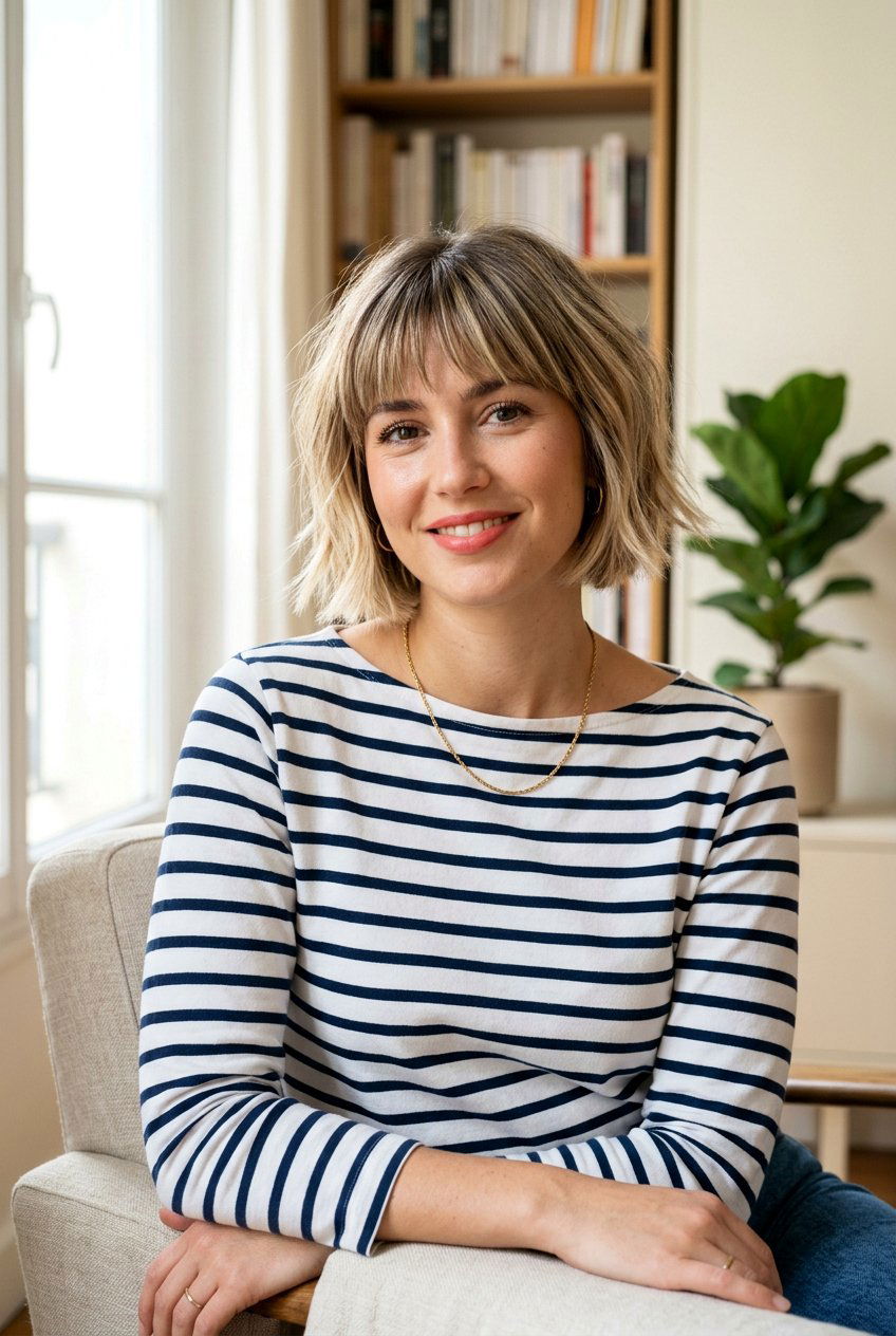 Blonde Root Smudge French Bob - 20 blonde root smudge for mature hair - 20 blonde root smudge for mature hair