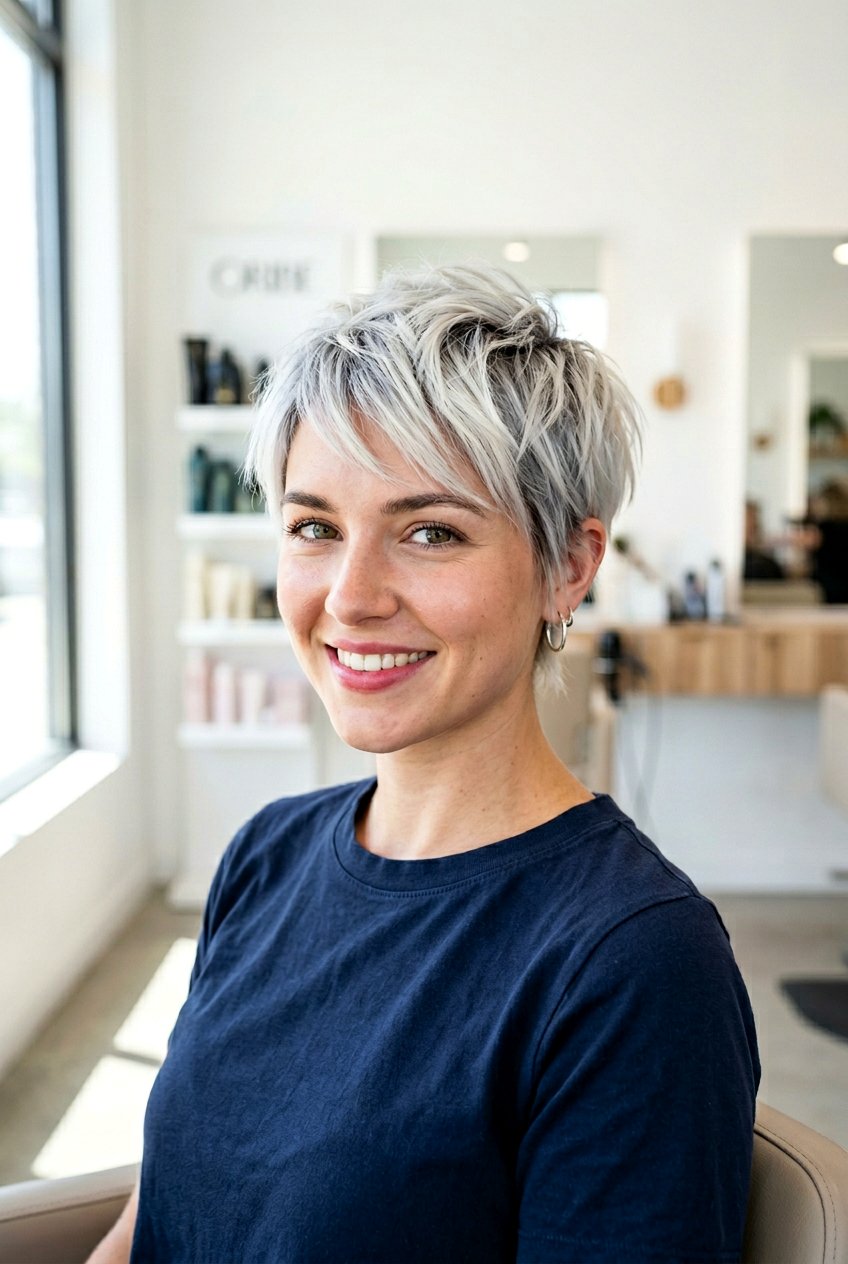 Blonde Root Smudge Pixie Cut - 20 blonde root smudge for mature hair - 20 blonde root smudge for mature hair