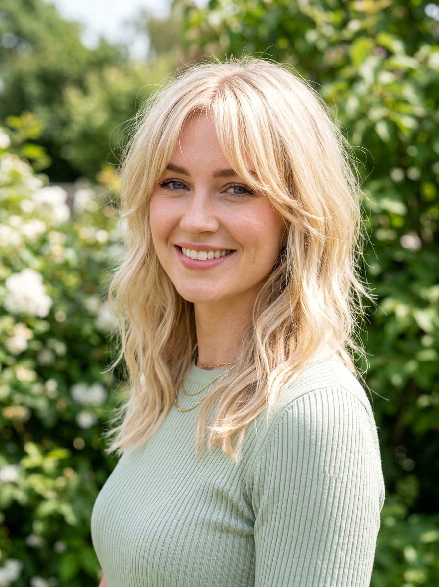 Blonde Shag Haircut With Curtain Bangs - 20 college girls shag haircut with bangs - 20 college girls shag haircut with bangs