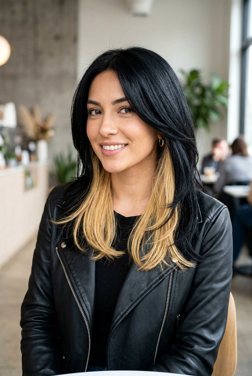 Blonde Underlayer On Black Hair - 20 bold peekaboo underlayer color - 20 bold peekaboo underlayer color