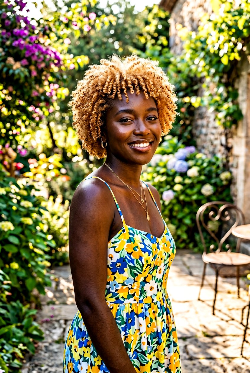 Blonde Wash And Go TWA - 20 wash and go on twa haircut - 20 wash and go on twa haircut