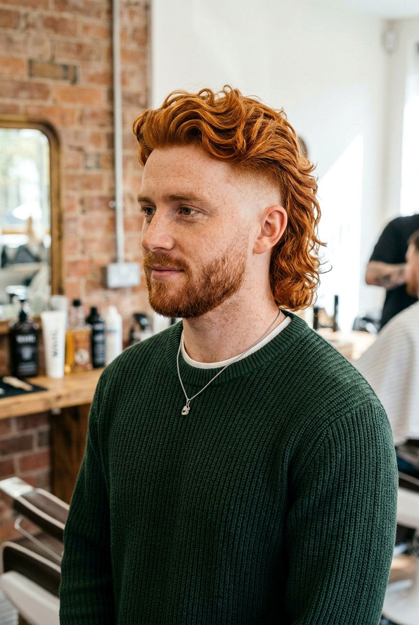 Blonde Wavy Mullet Fade - 20 men mullet fade for wavy hair - 20 men mullet fade for wavy hair