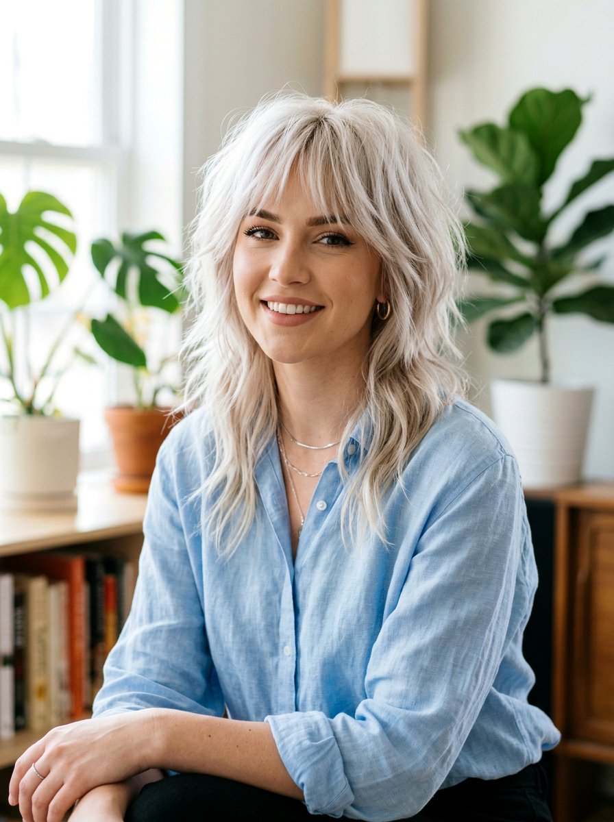 Blonde Wolf Cut - 20 trendy wolf cut 2026 - 20 trendy wolf cut 2026